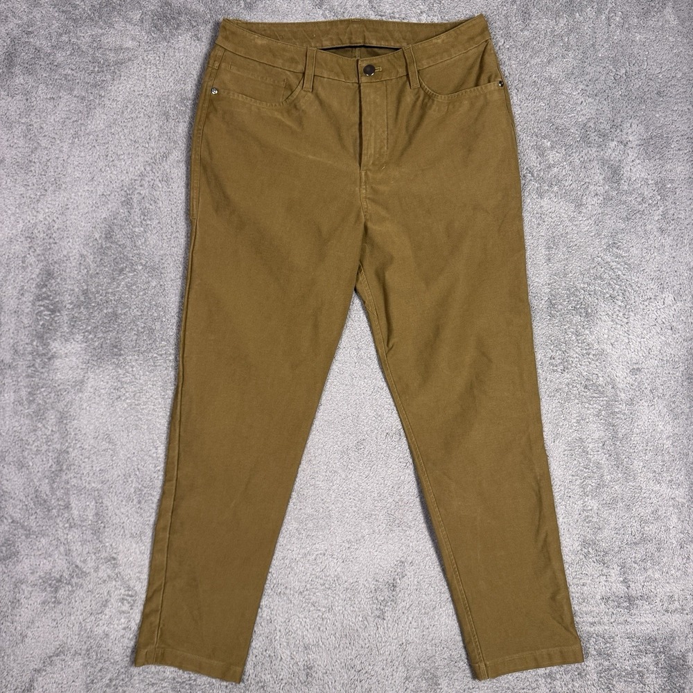Lululemon Utilitech ABC Pants Men 31x30 Brown Slim Casual Stretch LM5AQIS